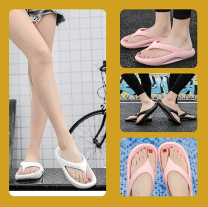 Anti-slip wear-resistant flip flops