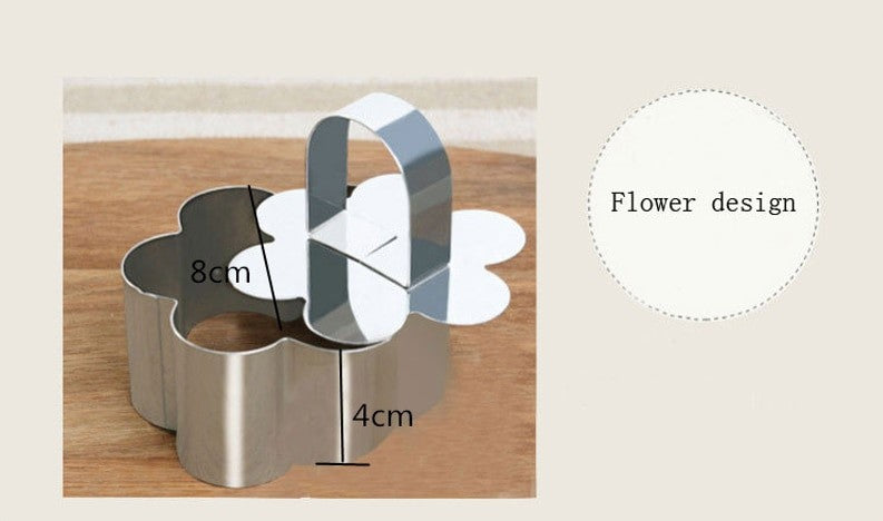 Ronde 3D-taartvormen van roestvrij staal 