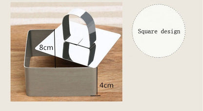 Ronde 3D-taartvormen van roestvrij staal 