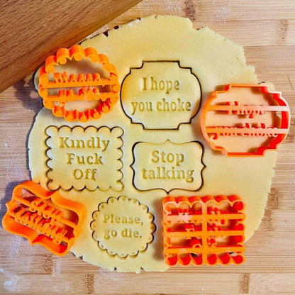 Moldes para galletas con buenos deseos