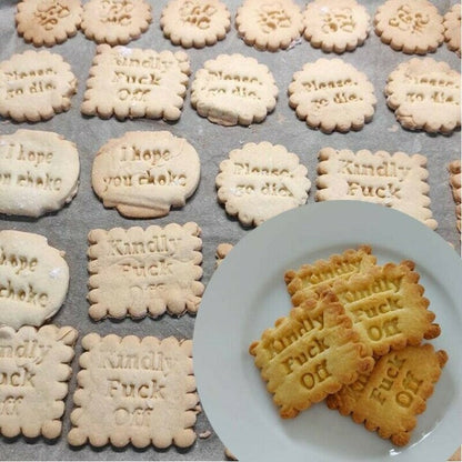 Moldes para galletas con buenos deseos